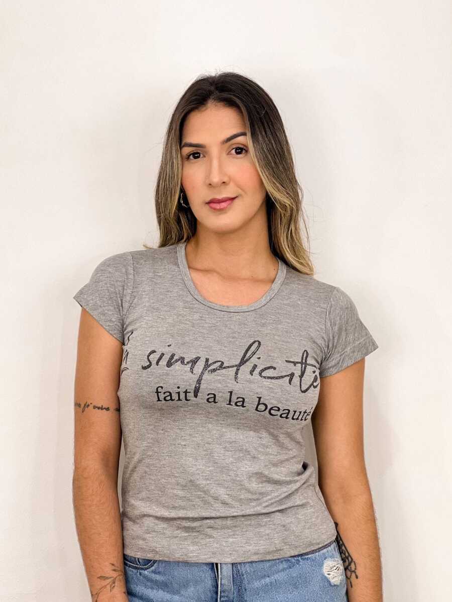 Women T-Shirts - 淺灰色 - 查看 1