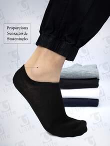 Men Invisible Socks - Jasnoszary - Zobacz 4