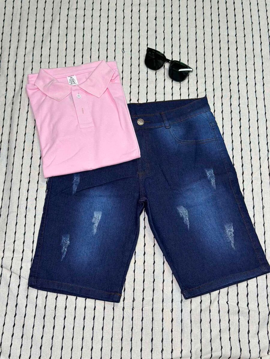 Men Two-piece Outfits - Màu Hồng baby - Xem 1
