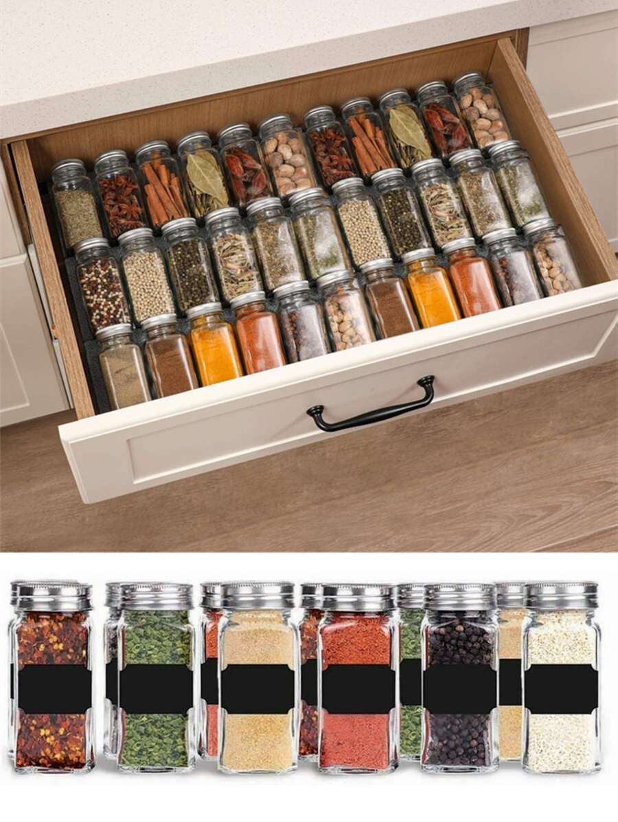 Set De Especieros Con Pizarra 12 Pzas, Good & Good - transparente - Ver 1