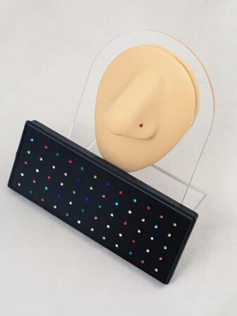 60pcs/box Crystal Rhinestone Nose Stud