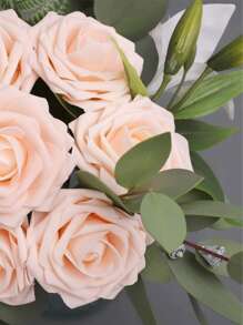 25 bông hoa hồng nhân tạo màu hồng đậm, hoa giả bằng xốp thật, dùng để tự làm hoa cưới, hoa trang trí trung tâm tiệc mừng em bé, hoa trang trí tiệc tại nhà, trang trí cổng hoa cô dâu, trang trí sân vườn Halloween, lễ Tạ ơn, Giáng sinh, vòng hoa tự làm, quà tặng cho phụ nữ và bé gái (không có hộp) - Rượu sâm banh - Xem 3