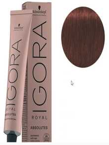 SCHWARZKOPF PROFESSIONAL TINTE 6-80 IGORA ROYAL ABSOLUTES 60 ML - Café integral - Ver 2