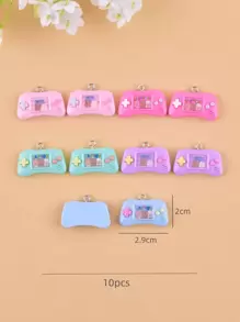10pcs/Set Game Machine Resin Charms Pendant For DIY Birthday Gift Holiday Jewelry Making - game console - View 3