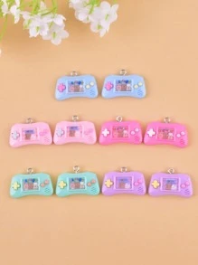 10pcs/Set Game Machine Resin Charms Pendant For DIY Birthday Gift Holiday Jewelry Making - game console - View 2
