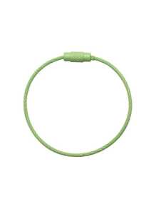 5件创意彩色不锈钢钥匙扣、汽车钥匙圈、钥匙扣、DIY饰品制作线绳吊坠，颜色随机发货 - 为您的钥匙增添色彩！休闲汽车配饰包袋，魅力学院风，可爱哥特风，Y2K风格