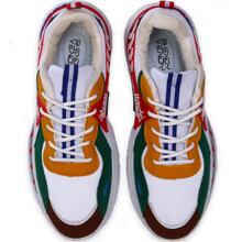 Shendy Vendy Tenis Hombre Calzado Casual para Caballero Tenis Deporte de Moda - Rojo - Ver 4