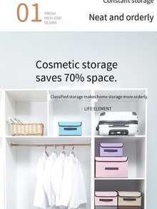 Thùng lưu trữ và sắp xếp - màu xanh lá - Xem 3