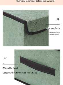 Thùng lưu trữ và sắp xếp - màu xanh lá - Xem 8