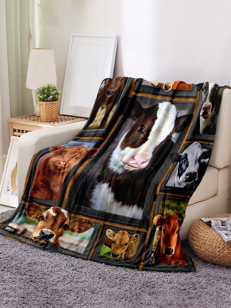 Coperta Mucca Delle Highlands In Flanella: Morbida, Leggera E Perfetta Per Divano E Letto - Regalo Accogliente Per Donne E Bambini - 2