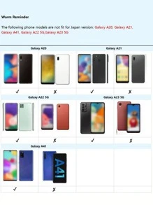 1入組素色錢包式手機殼 - 寶藍色 - 查看 6