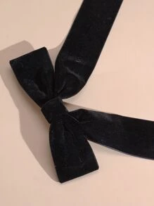 1 件女士大号蝴蝶结发夹，甜美复古日常头饰，适合日常佩戴、派对和节日服装优雅情人节