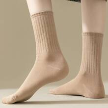 6雙女性素色及膝襪子 - 彩色 - 查看 4