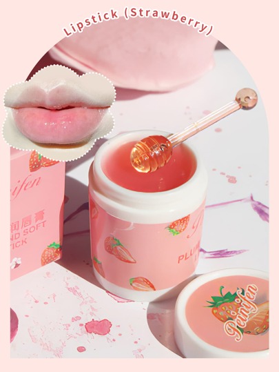 PEIEN Bálsamo Labial En Frasco Portátil, Hidratación No Grasosa Y Humectante Para Los Labios, Reduce Las Líneas Finas, Perfecto Como Imprimador De Lápiz Labial Y Adecuado Para Uso Diario.