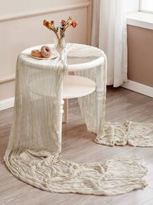 1pc Table Runner - 90*180cm / 90*300cm Table Decoration For Wedding, Birthday Party, Tabletop Decoration