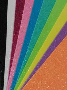 Paquete con 10 hojas de foami diamantado, multicolor, tamaño carta - Multicolor - Ver 5