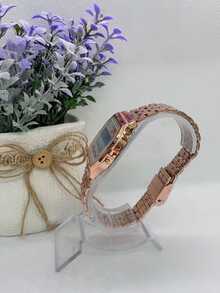 Women's Digital Watches - 玫瑰金 - 查看 2