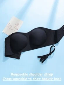 Soutien-gorge Sans Bretelles Pour Femme, Bralette Sans Couture Mince Et Antidérapante, Convient Aux Filles À Petite Poitrine En Été