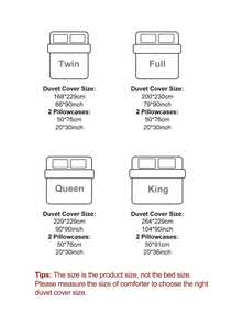 3 cái/bộ Tím Hoa văn đá cẩm thạch Xuống Chăn bông Che phủ Bộ ( Bao gồm 1 Chăn bông Che phủ Và 2 Vỏ gối ) - Màu tím hoa cà - Xem 8