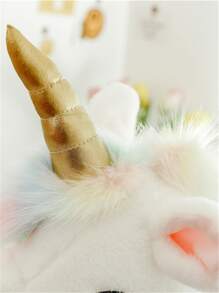 獨角獸毛絨玩具、獨角獸毛絨動物、大獨角獸毛絨、生日禮物、萬聖節禮物、娃娃、聖誕禮物、情人節禮物、新年禮物、送給家人和朋友的禮物 - 粉色 - 查看 2