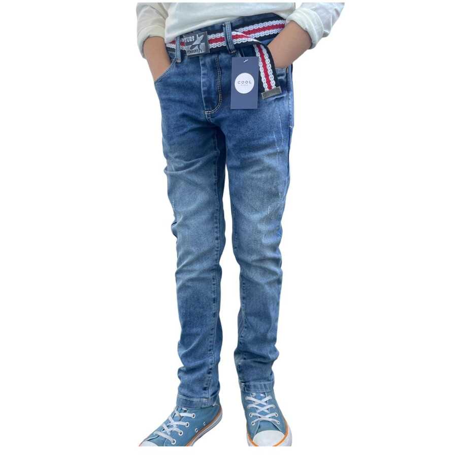 Tween Boys Pants - Màu xanh lam - Xem 1