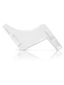 barba moldeador Peine & Herramienta de plantilla , barba de peinado & ribete - Negro - Ver 7