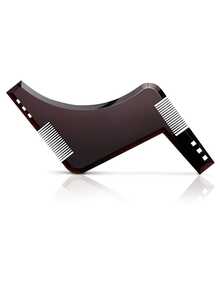 barba moldeador Peine & Herramienta de plantilla , barba de peinado & ribete - Negro - Ver 8