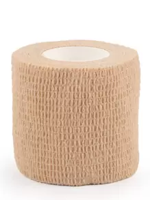 1pc 4.5m Elastic Self-adhesive Bandage - Apricot - View 1