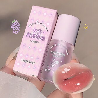 impermeable & hidratante & anti arrugas gelatina Aceite de labio , brillar Brillo de labios