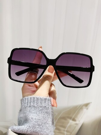 Nuevas gafas de moda con marco grande y cuadrado, vintage personalizadas