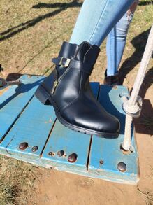Women Fashion Boots - 黑色 - 查看 2