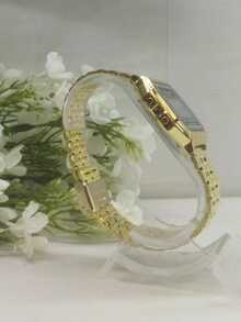 Women's Digital Watches - 黃色 - 查看 2