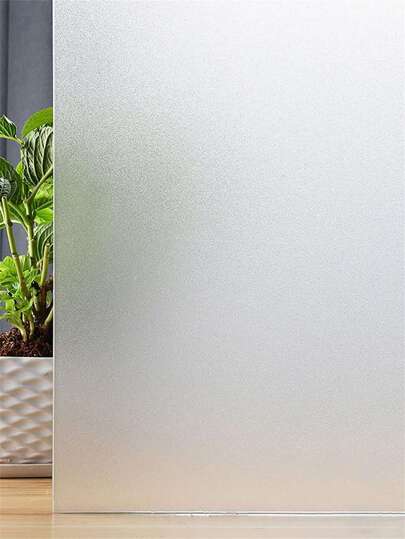 Mattvit fönsterfilm, sekretess, frostat, värmekontrollerande glasfilm, för hemmet, ogenomskinlig självhäftande dörrklistermärke för badrum, klistermärken, väggdekaler, vinyldekaler för heminredning, vårdekorationsartiklar, fräscha upp ditt hem, Rama-dekorationsklistermärken, presenter, födelsedagspresent, skolstart, rumsdekor, skolmaterial