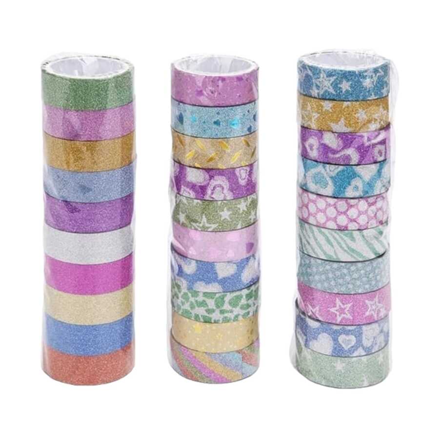 cintas metálicas rollos cinta washing tape metalicas - Multicolor - Ver 1