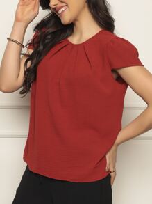 Women T-Shirts - Burnt Orange - View 2