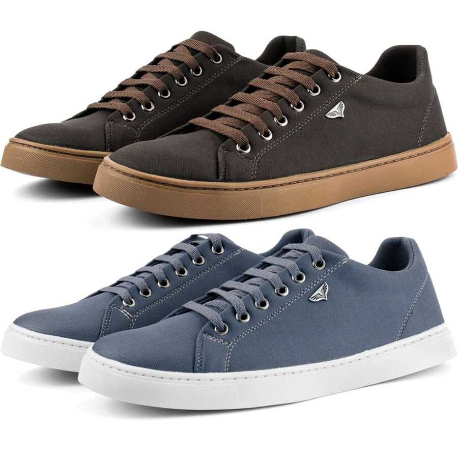 Men Sneakers - Dark Grey - View 1