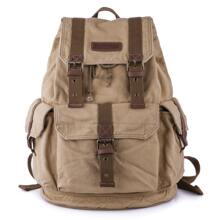Gootium Canvas Backpack Rucksack 21101 - Khaki - View 1