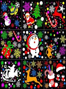 1pc Christmas Projector Light, Colorful Rotating Festival Projection Decor Light, Usb Connection, Suitable For Home Christmas Party Decoration - Black - View 3