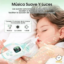 Aspirador Nasal Eléctrico Para Bebé Con Protección Seguridad - Blanco - Ver 4
