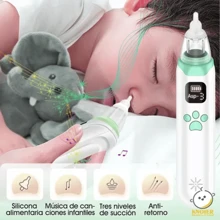 Aspirador Nasal Eléctrico Para Bebé Con Protección Seguridad - Blanco - Ver 2