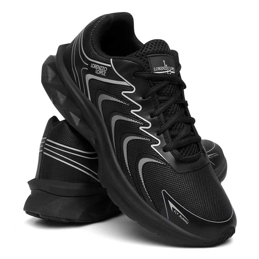 Men Sneakers - Black - View 1