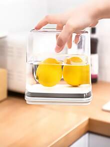 Juego de 5 Frascos para Alimentos con Tapa Hermética y Cucharas Medidoras - Transparente - Ver 10