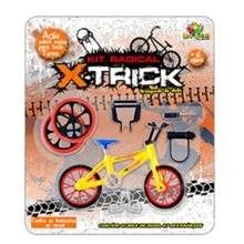 Bicicleta De Dedo Com Acessórios Montagem E Pneus De Troca - Tamanho Único - Visão 4