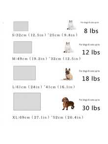 1pc Printed Pet Mat Thickened Four Seasons Sleeping Blanket Suitable For Middle And Small Dogs And Cats - Blue - View 3