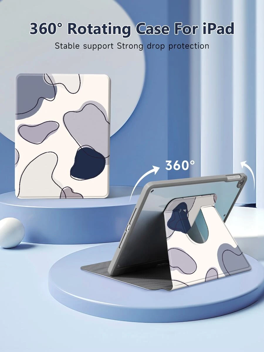 Vỏ khối màu đơn giản Tương thích với IPad Air4/5 10,9 inch, Vỏ khung chống sốc TPU, Hộp đựng bút chì tích hợp