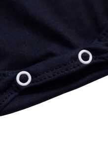 Baby Boys Bodysuits - Đen và trắng - Xem 4