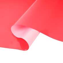 一卷12" X 10呎pu螢光熱轉印膠,guangyintong熱轉印膠,適用於t卹,所有切割機的熱轉印膠,永久膠,易剪易用的螢光紅色 熱轉印膠