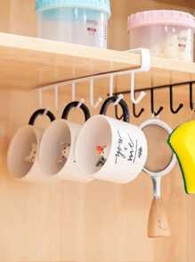 2 Pcs Hook Organizer Holder For Clothes Kitchen Cup - 黑色 - 查看 6