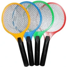 Rechargeable Electric Fly Killer Racket, Lightweight Mosquito Bat - Red - View 4
