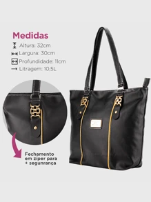 Women Tote Bags - Black - View 1